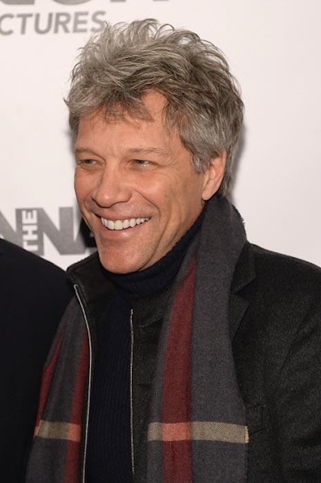 Jon Bon Jovi at "The Wannabe" New York premiere in December 2015