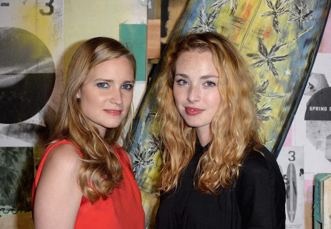 Juliette Gernez (Left) and Freya Mavor at the Y-3 Spring / Summer 2015 Show