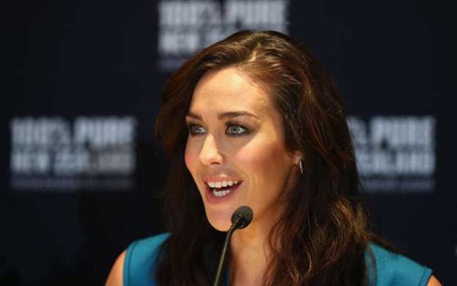 Megan Gale after being announced as Tourism New Zealand's celebrity ambassador in February 2016