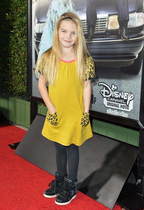 Mia Talerico at the Disney Channel Original Movie "Bad Hair Day" Los Angeles premiere on February 10, 2015