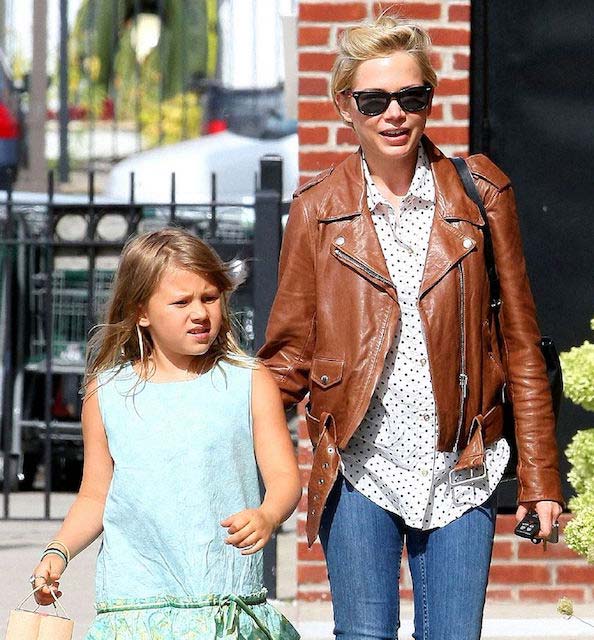 Michelle Williams and daughter Matilda