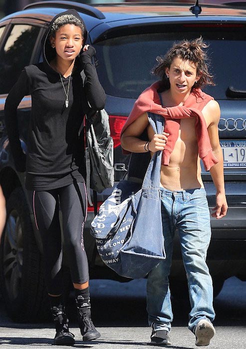 Moises Arias and Willow Smith