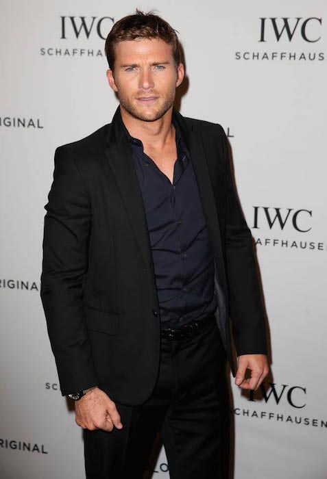 Scott Eastwood at the launch of luxury watch IWC in January 2016