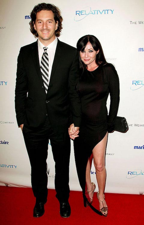 Shannen Doherty and Kurt Iswarienko