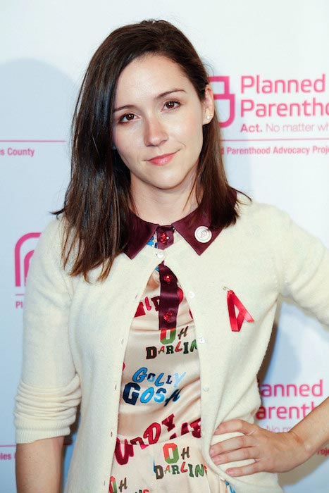 Shannon Woodward at Politics, Sex and Cocktails Party in October 2015