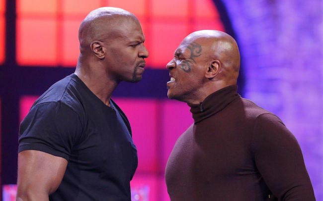 Terry Crews (left) and Mike Tyson