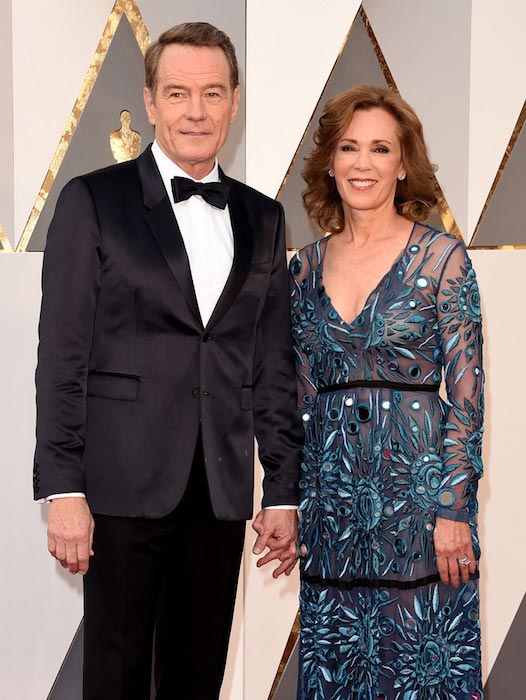 Bryan Cranston and Robin Dearden at the 88th Annual Academy Awards