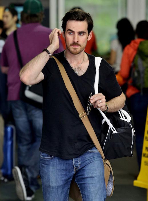 Colin O'Donoghue at YVR Airport in Vancouver