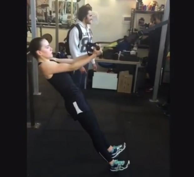 Daisy Ridley workout