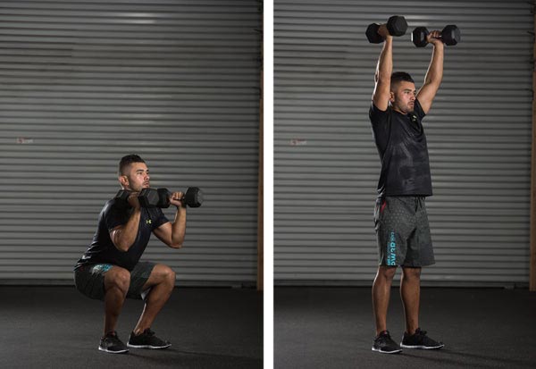 Dumbbell Thruster