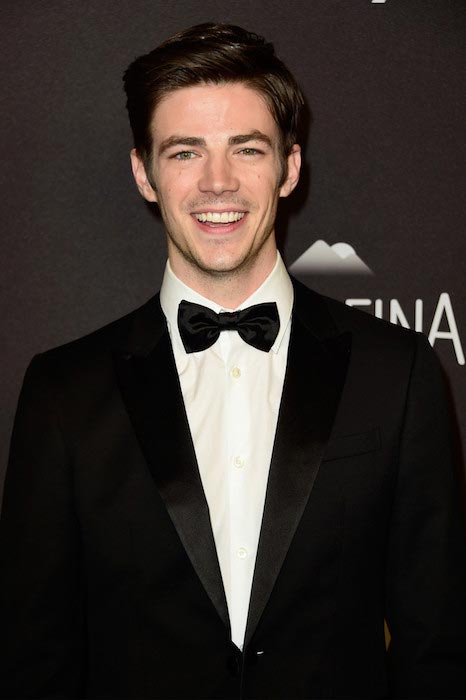 Grant Gustin at InStyle and Warner Bros. 2016 Golden Globe Awards Post Party