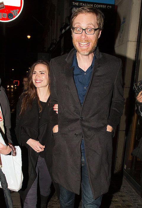 Hayley Atwell and Stephen Merchant