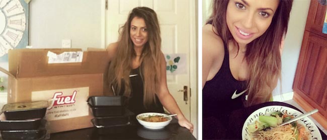 Holly Hagan food choices