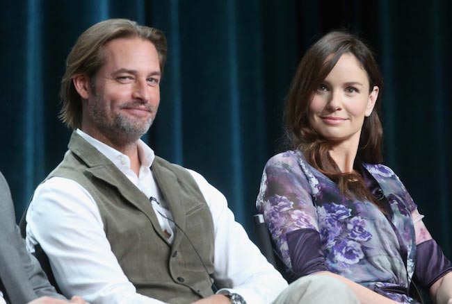 Josh Holloway and Sarah Wayne Callies at Summer TCA Tour 2015