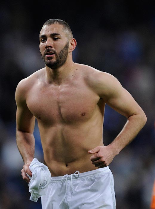 Karim Benzema after the La Liga match between Real Madrid and Rayo Vallecano on December 20, 2015 in Madrid, Spain
