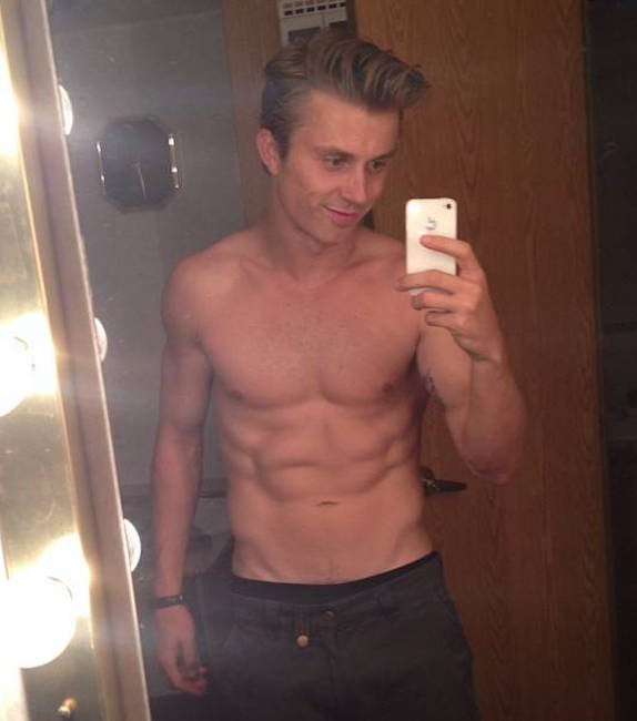 Kenny Wormald shirtless body