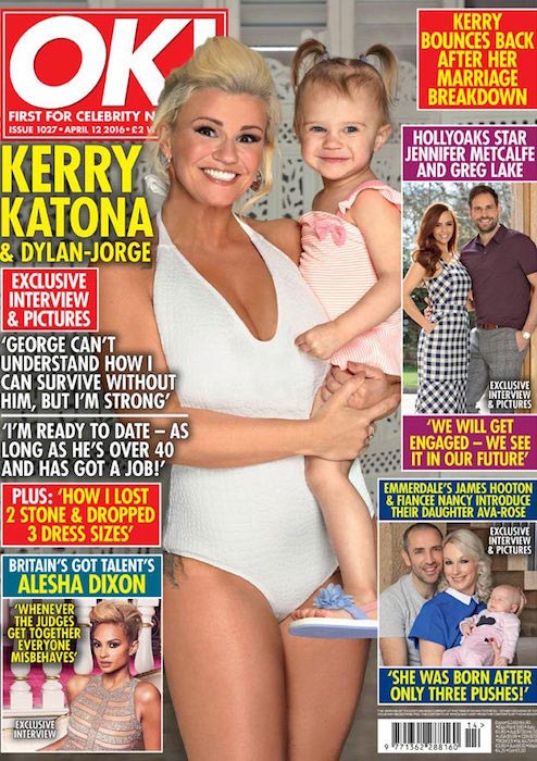 Kerry Katona on OK magazine