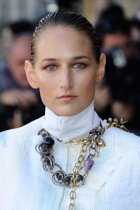 Leelee Sobieski at Christian Dior Fashion Show in Paris in October 2015