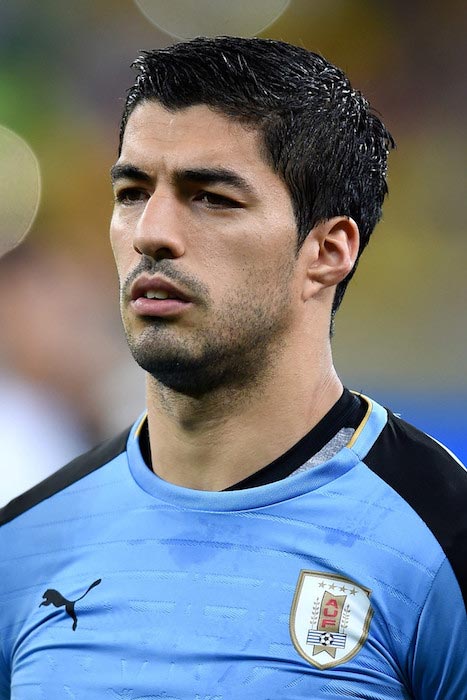 Luis Suarez during a match between Uruguay and Brazil on March 25, 2016 in Recife, Brazil