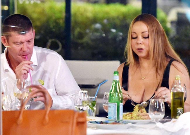 Mariah Carey enjoys date night with beau James Packer in Portofino