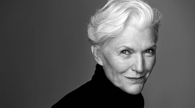 Maye Musk close up