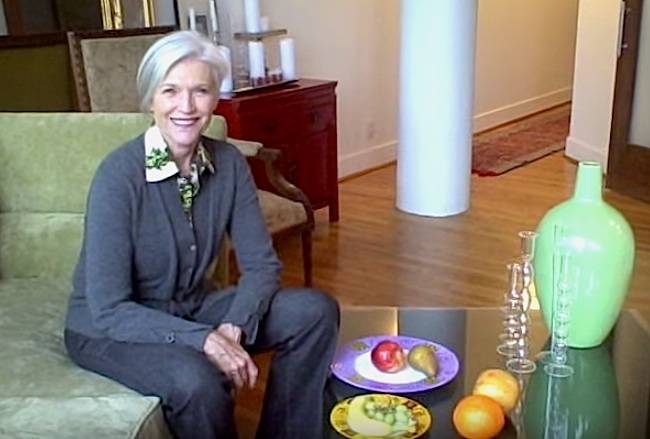 Maye Musk having fruits