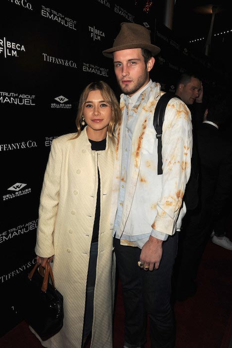 Olesya Rulin and Nico Tortorella at "The Truth About Emanuel" premiere in December 2013