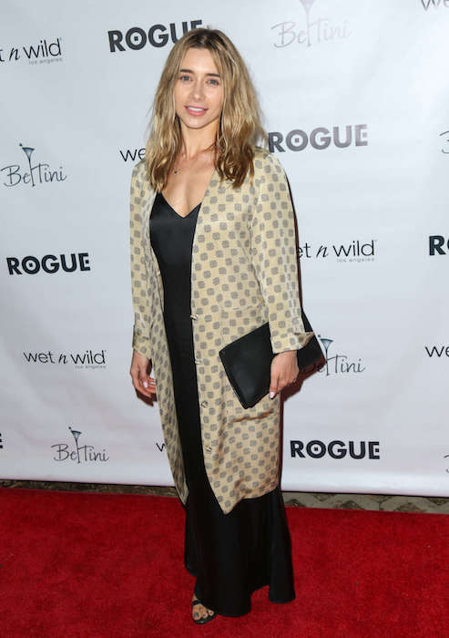 Olesya Rulin at Rogue Magazine Launch Party in February 2016