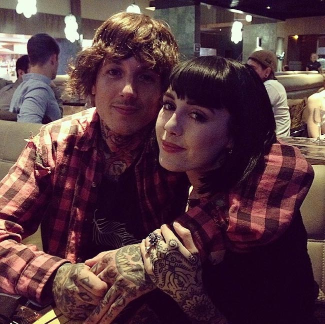 oli sykes and felice fawn