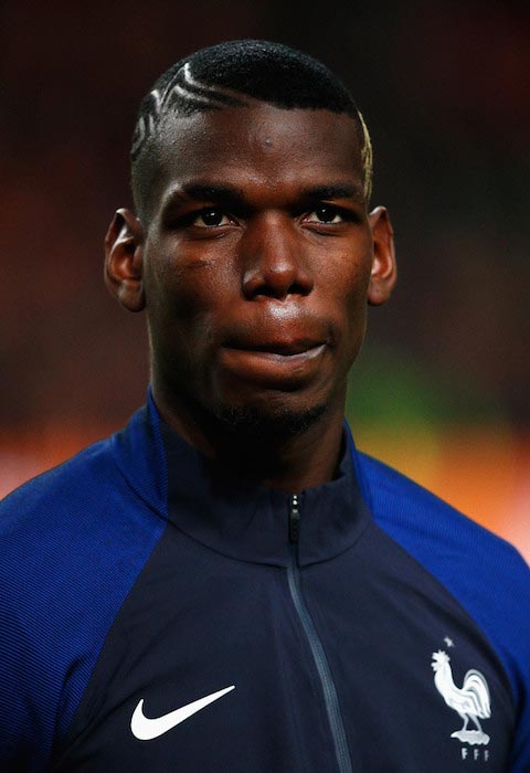 Paul Pogba during a friendly match between France and Netherlands on March 25, 2016 in Amsterdam, Netherlands