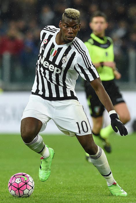 Paul Pogba with the ball during a match between Juventus FC and FC Internazionale Milano on February 28, 2016 in Turin, Italy