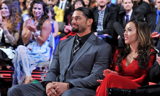 Roman Reigns and his wife
