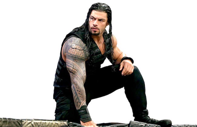 Roman Reigns's huge arms