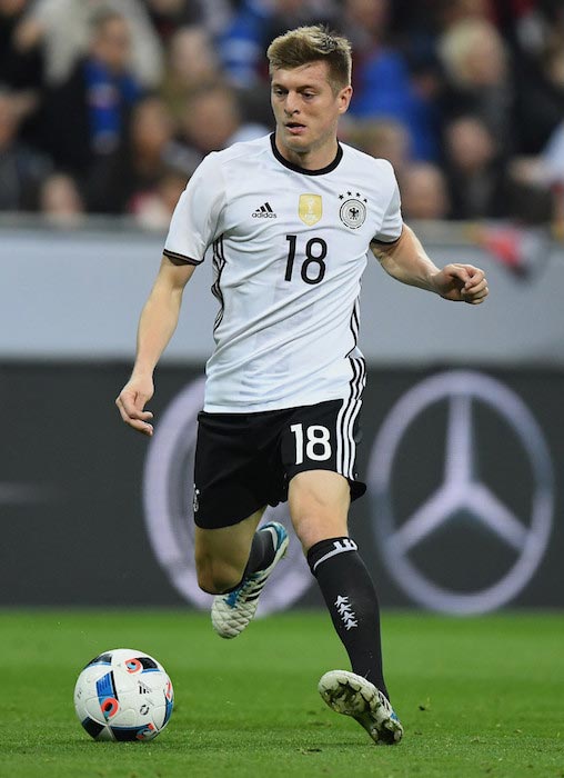 Toni Kroos in action during a game between Germany and Italy on March 29, 2016 in Munich, Germany