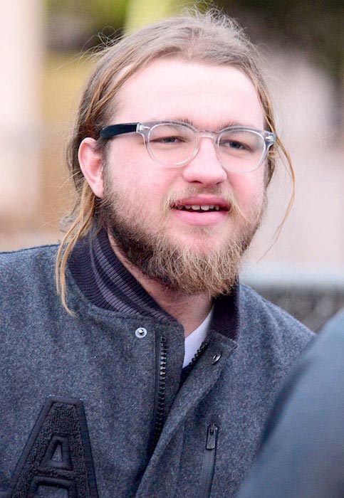 Angus T. Jones in beard