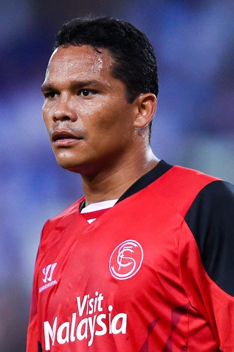 Carlos Bacca during a match between Sevilla FC and RCD Espanyol on August 30, 2014