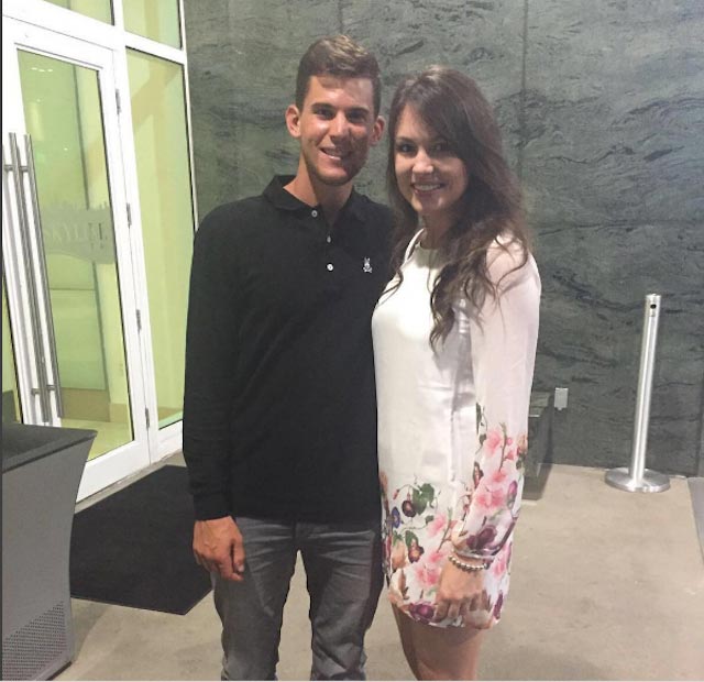 Dominic Thiem and Romana Exenberger