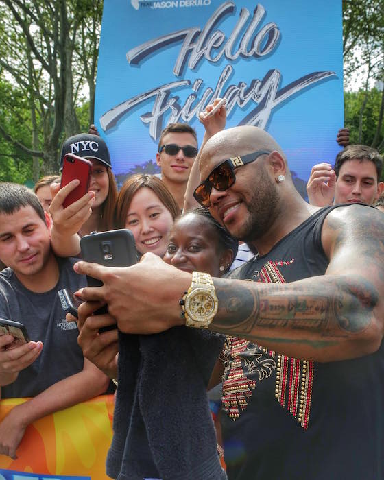 Flo Rida gold watch