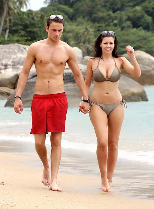 Imogen Thomas with boyfriend Adam Horsley