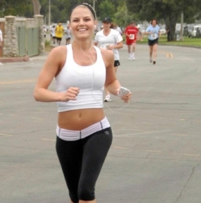 Jennifer Morrison running workout
