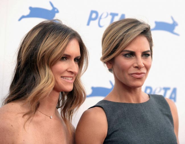 Jillian Michaels and her partner Heidi Rhoades