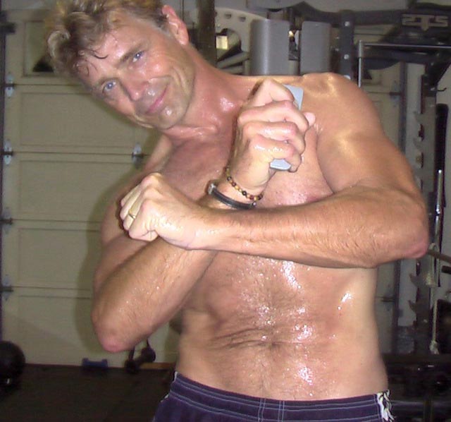 John Schneider shirtless body