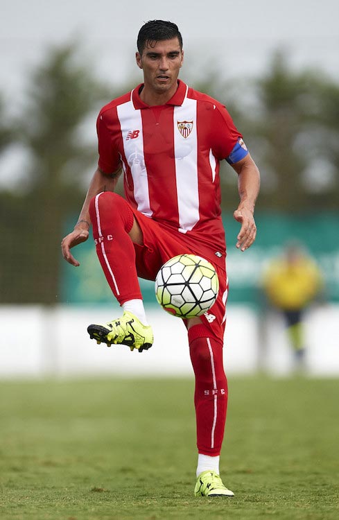 Jose Antonio Reyes during a training session for Sevilla FC on July 19, 2015 in San Pedro de Pinatar, Spain