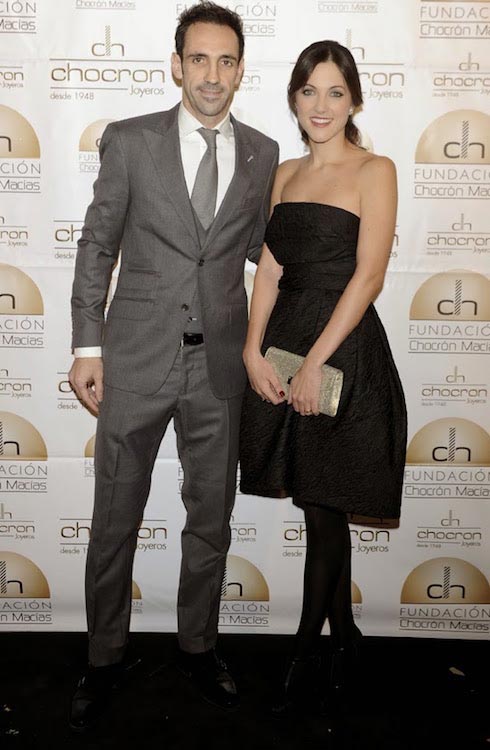 Juanfran with wife Veronica Sierras