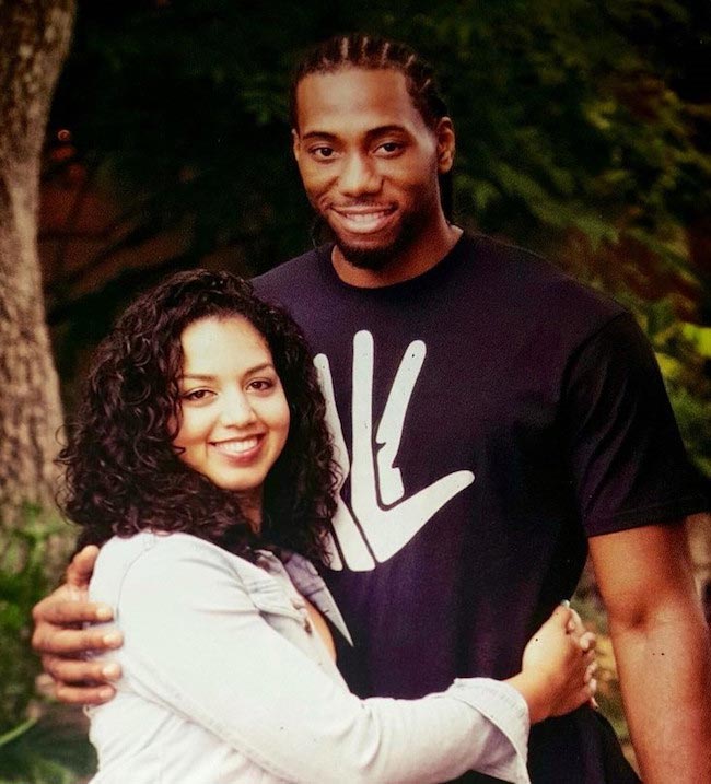 Kawhi Leonard and Kishele Shipley