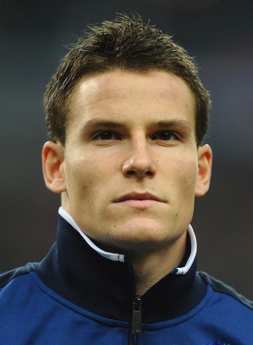 Kevin Gameiro before an international friendly match between France and USA on November 11, 2011