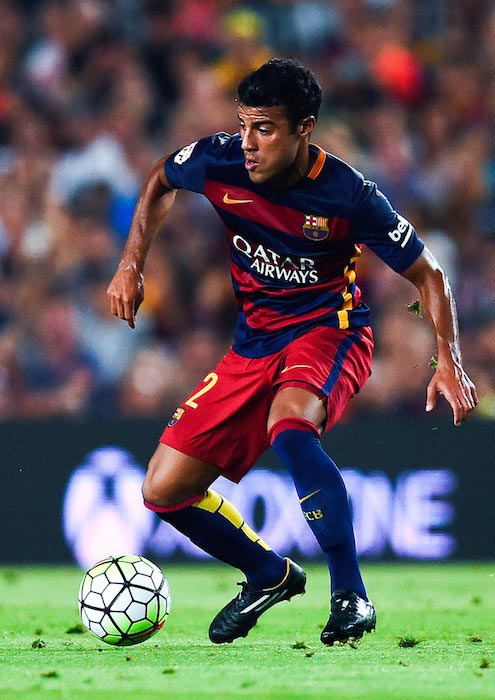 Rafinha in action during a match on August 5, 2015 in Barcelona, Spain