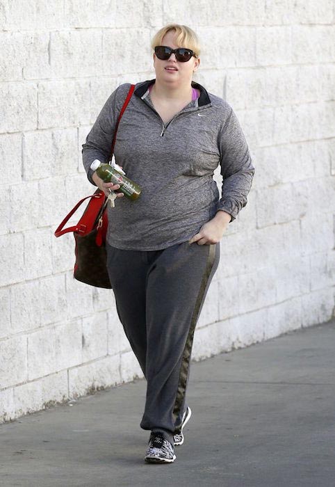 Rebel Wilson in her workout gear