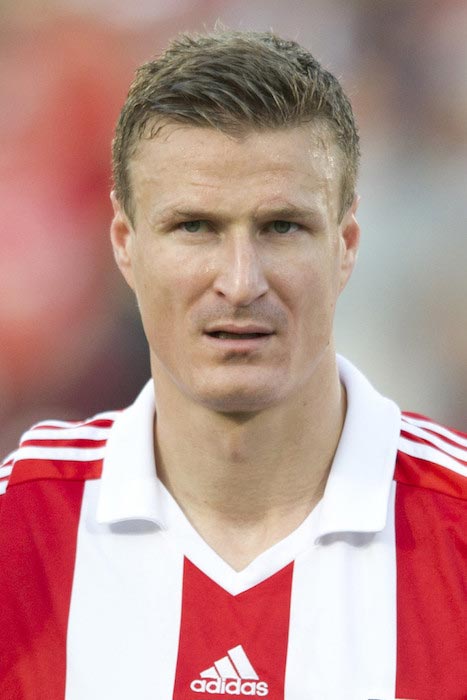 Robert Huth prior a match between Stoke City and FC Dallas on July 27, 2013 in Frisco, Texas