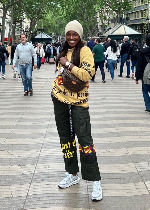 Sloane Stephens at La Rambla, Barcelona in May 2022